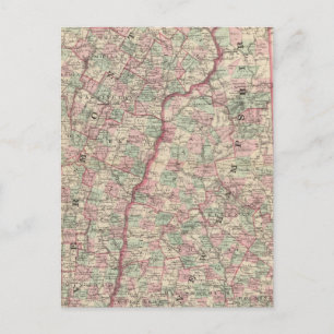 Vermont und New Hampshire 2 Postkarte