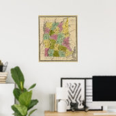Vermont und New Hampshire Poster (Heimbüro)