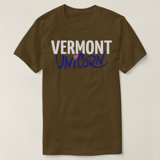 Vermont Unicorn 2 T-Shirt (Design vorne)