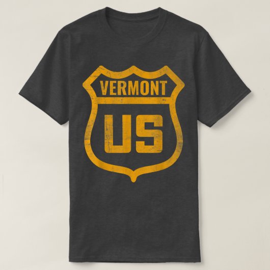 Vermont - Unwetter auf der US-Autobahn T-Shirt (Design vorne)