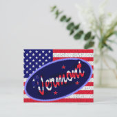 Vermont US-Flagge Postkarte (Stehend Vorderseite)