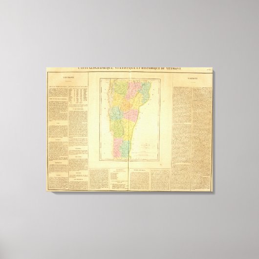 Vermont US Leinwanddruck (Vorderseite)