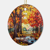 Vermont Vacation Souvenir Keramik Ornament (Links)