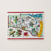 Vermont Vintag Map Puzzle (Horizontal)