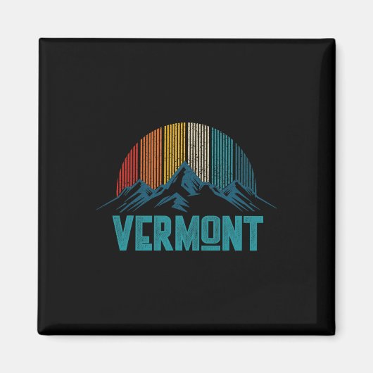 Vermont Vintag Souvenir Magnet (Vorne)