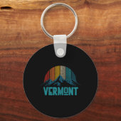 Vermont Vintag Souvenir Schlüsselanhänger (Vorderseite)