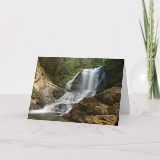 Vermont-Wasserfall-Karte Karte (Vorderseite)