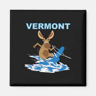 Vermont Wasserskiurlaub am Moose Moose Lake Magnet
