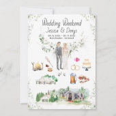 Vermont Wedding Weekend | Einladung zur Informatio (Rückseite)