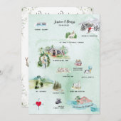 Vermont Wedding Weekend | Einladung zur Informatio (Vorne/Hinten)