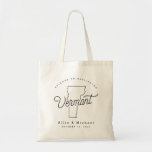 Vermont Wedding Welcome Tote Bag Tragetasche<br><div class="desc">Diese Tasche in Vermont ist ideal,  um die Gäste der Stadt zu Ihrer Hochzeit zu empfangen! Packen Sie es mit lokalen Goodies für ein extra lustiges Willkommenspaket.</div>