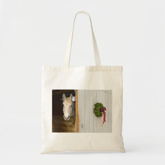 Vermont-WeihnachtsLeinwand-Tasche Tragetasche (Vorne)