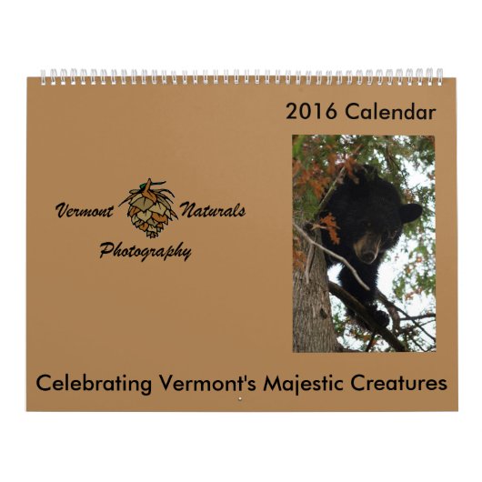 Vermont-wild lebende Tiere Kalender (Titelbild)