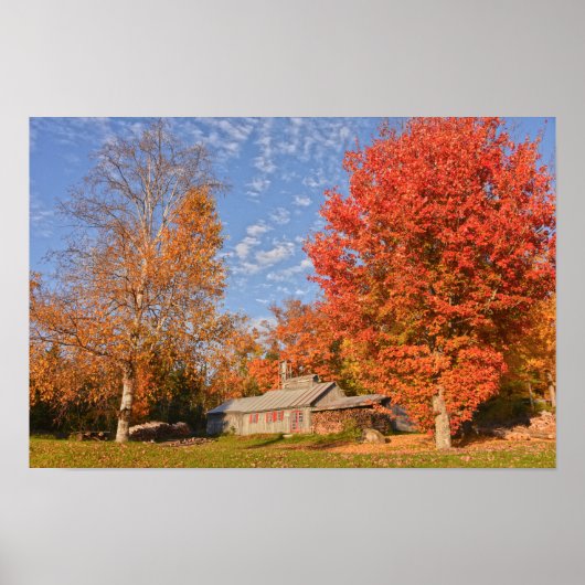 Vermont-Zuckerhaus Poster (Vorne)
