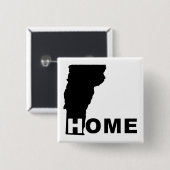 Vermont Zuhause aus Staat Button Abzeichen Button (Vorne & Hinten)