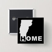 Vermont Zuhause aus Staat Button Abzeichen Button (Vorne & Hinten)