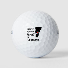 Vermont Zuhause ist das Herz Golfball