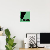 Vermont Zuhause weg vom Staat Poster (Heimbüro)