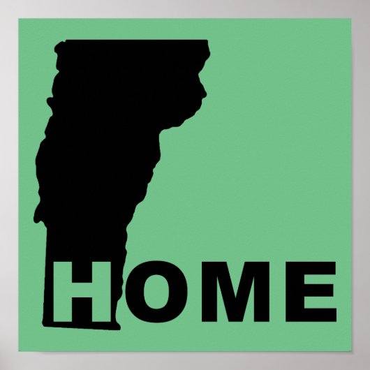 Vermont Zuhause weg vom Staat Poster (Vorne)