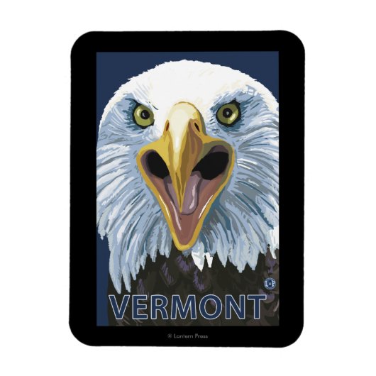 VermontEagle Up Nah Magnet (Vertikal)