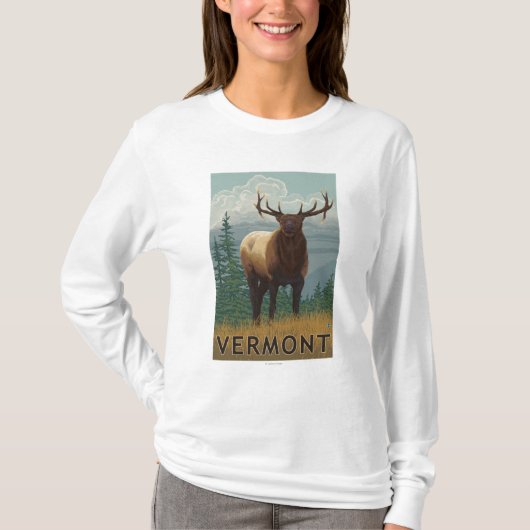 VermontElk Szene T-Shirt (Vorderseite)