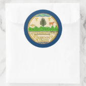 Vermonter Siegel, Siegel des Vermont Sticker (Tasche)