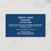 Vermonter Siegel, Siegel von Vermont Visitenkarte (Rückseite)