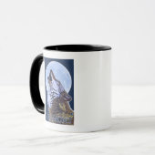 VermontHowling Wolf Tasse (Vorderseite Links)