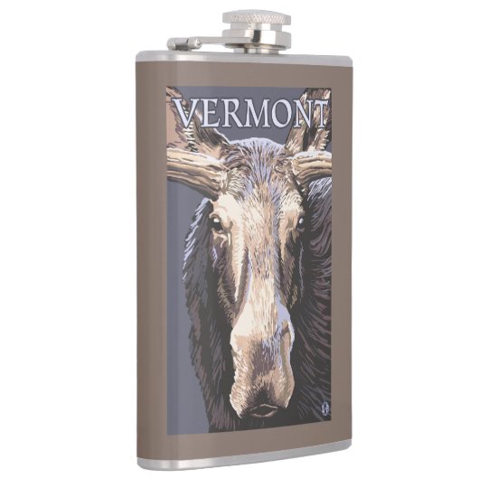 VermontMoose herauf nahes Flachmann (Rechts)