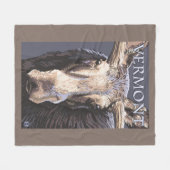 VermontMoose herauf nahes Fleecedecke (Vorderseite (Horizontal))