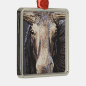 VermontMoose herauf nahes Ornament Aus Metall (Rechts)