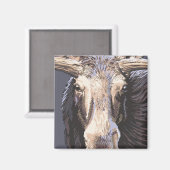 VermontMoose Up Nah Magnet (Vorderseite/Rückseite)