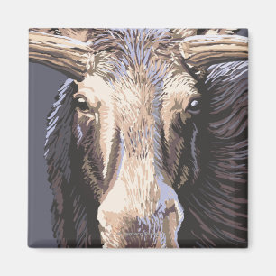 VermontMoose Up Nah Magnet