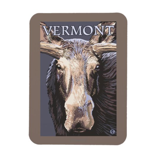 VermontMoose Up Nah Magnet (Vertikal)
