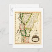 VermontPanoramakarte Vermont 2 Postkarte (Vorne/Hinten)
