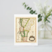 VermontPanoramakarte Vermont 2 Postkarte (Stehend Vorderseite)