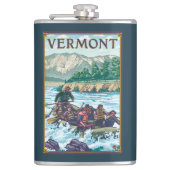 VermontRiver, das Szene flößt Flachmann (Vorderseite)