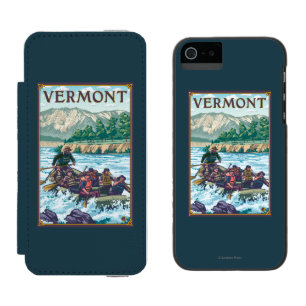 VermontRiver, das Szene flößt Incipio Watson™ iPhone 5 Geldbörsen Hülle