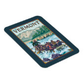 VermontRiver Rafting Scene Magnet (Rechte Seite)