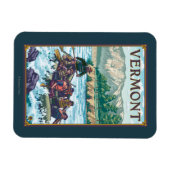 VermontRiver Rafting Scene Magnet (Horizontal)
