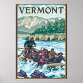 VermontRiver Rafting Scene Poster (Vorne)