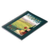 VermontWeinlandschaft Notizblock (Linke Seite)