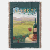 VermontWine Land-Szene Decke (Vorderseite Vertikal)