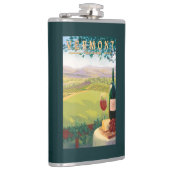 VermontWine Land-Szene Flachmann (Rechts)