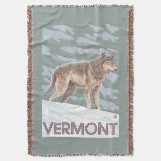 VermontWolf Szene Decke (Vorderseite Vertikal)