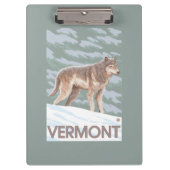 VermontWolf Szene Klemmbrett (Vorderseite)