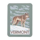 VermontWolf Szene Magnet (Vertikal)