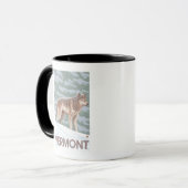 VermontWolf Szene Tasse (Vorderseite Links)