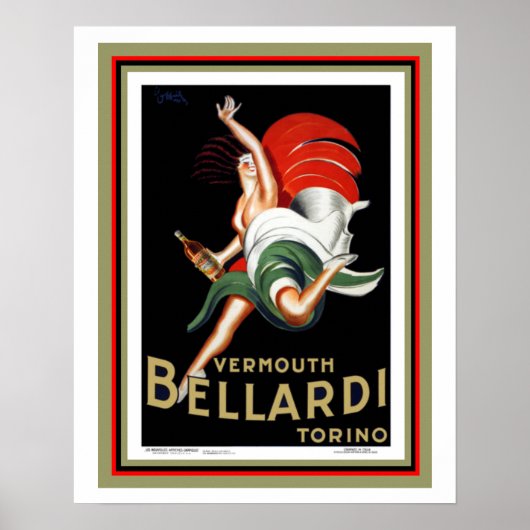 Vermouth Bellardi Torino 16 x 20 Poster (Vorne)
