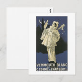 Vermouth Blanc Postkarte (Vorne/Hinten)